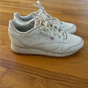 White Reebok shoes